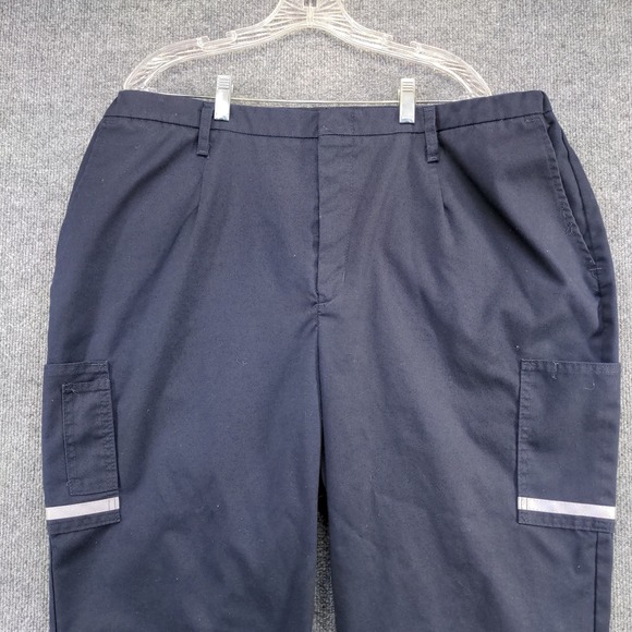 FedEx Stan Herman Image Authority Men's Reflective Pants Blue 22-35 Actual 39x27 - Picture 6 of 10